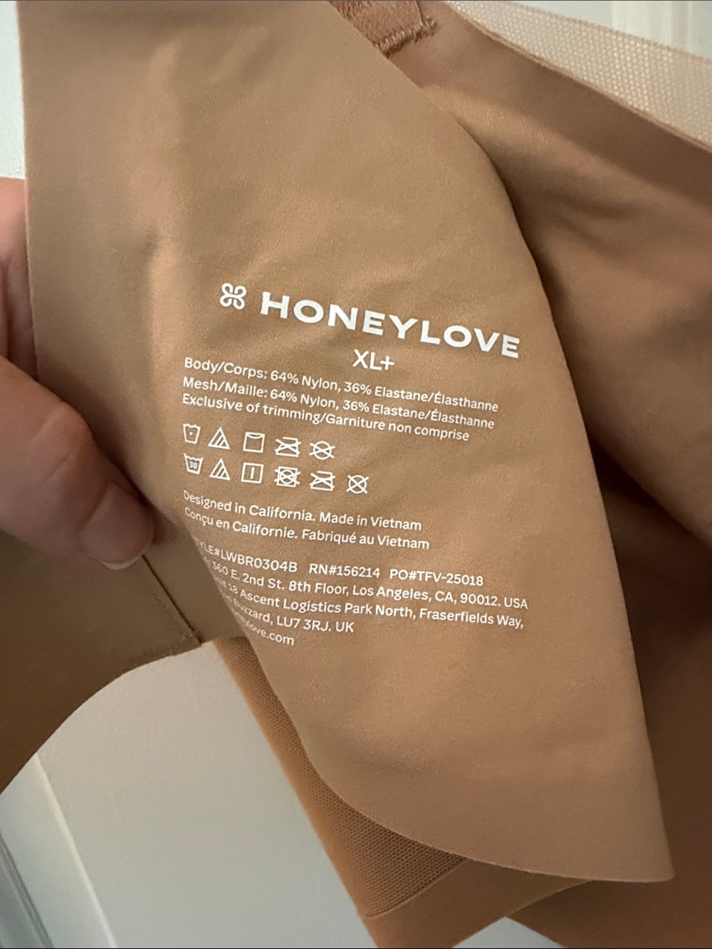 NWT Honeylove CrossOver Contour Bra Light Sand Size XL+ Comfort Seamless Casual - Picture 8 of 8